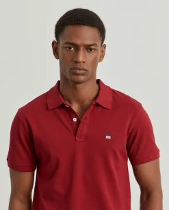 Polo slim fit 100% algodão