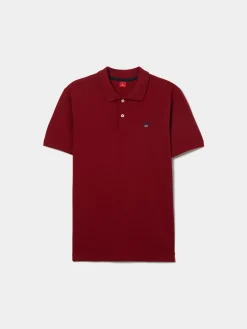 Polo slim fit 100% algodão