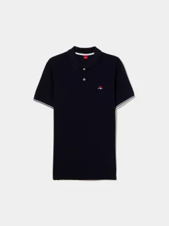 Polo slim fit 100% algodão