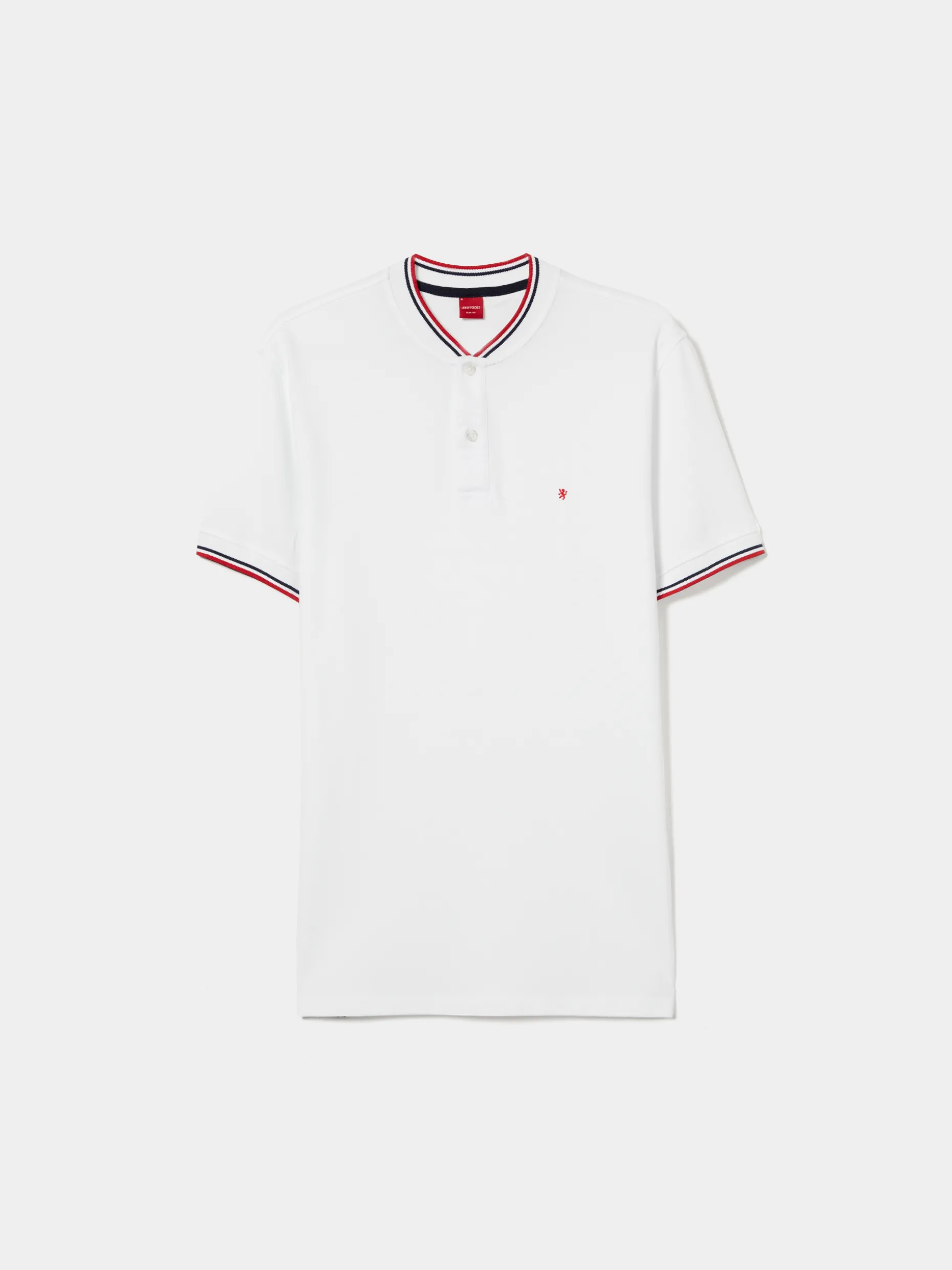 Polo slim fit 100% algodão