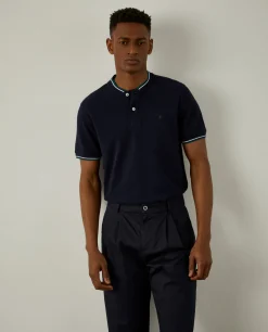 Polo slim fit 100% algodão