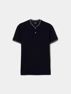 Polo slim fit 100% algodão
