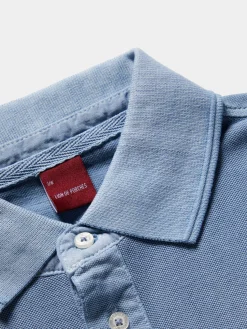 Polo slim fit de algodão