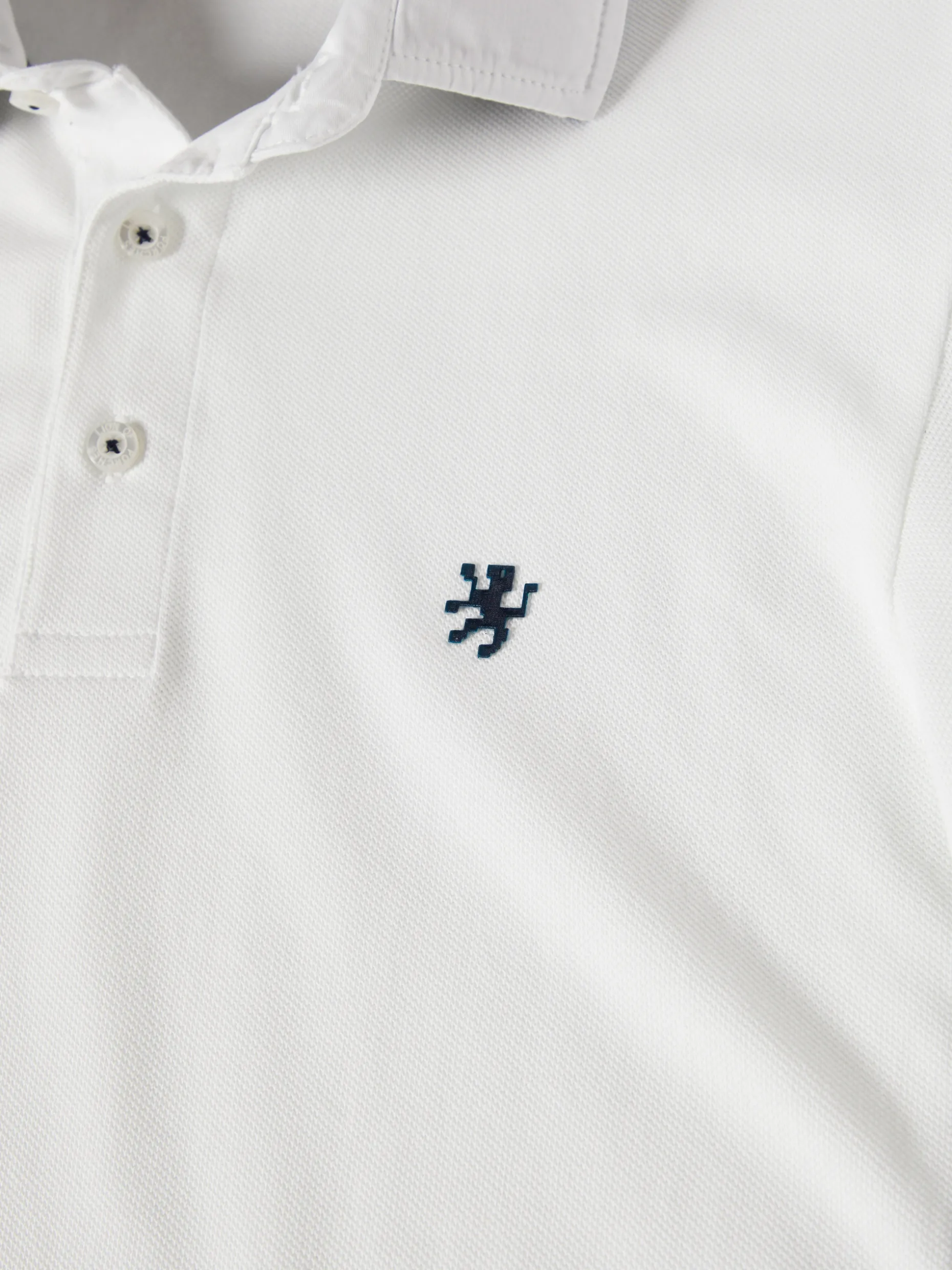 Polo slim fit de manga comprida