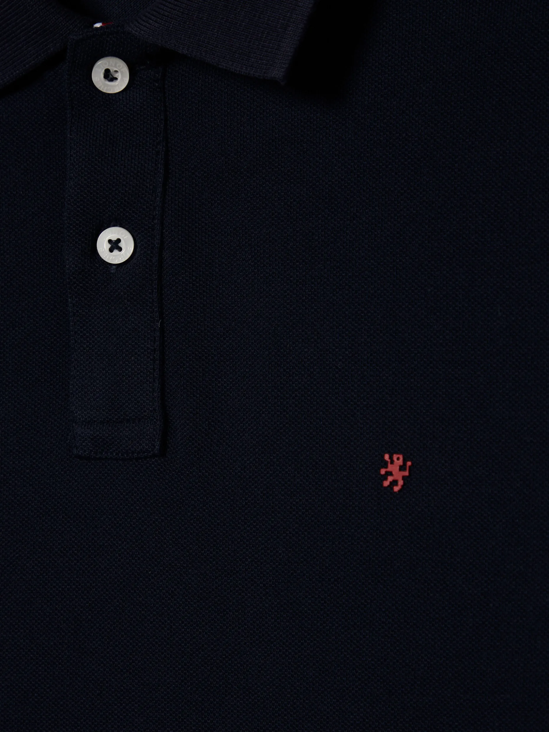 Polo slim fit em algodão