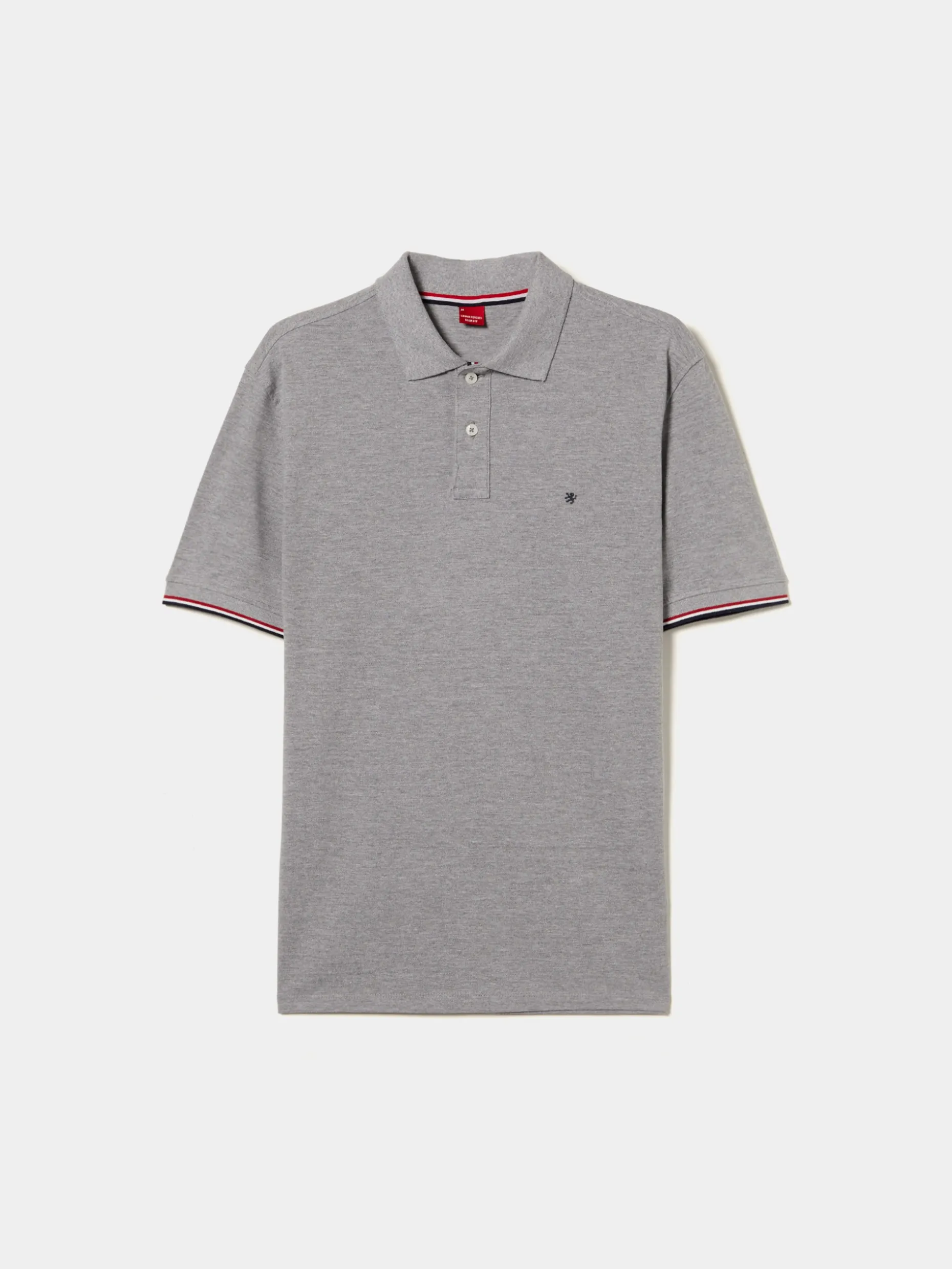 Polo slim fit em algodão