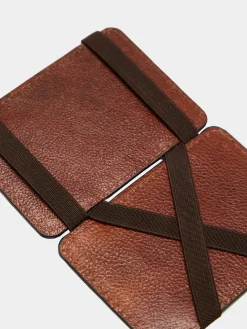 Porta-cartões 100% pele