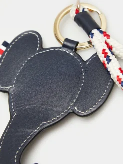 Porta-chaves elefante 100% pele