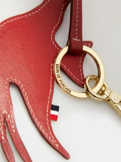 Porta-chaves peixe 100% pele