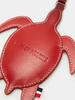 Porta-chaves tartaruga 100% pele