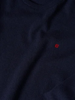 Pullover decote redondo em lã