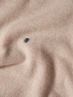 Pullover decote redondo em lã