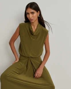 Saia comprida de malha fluida