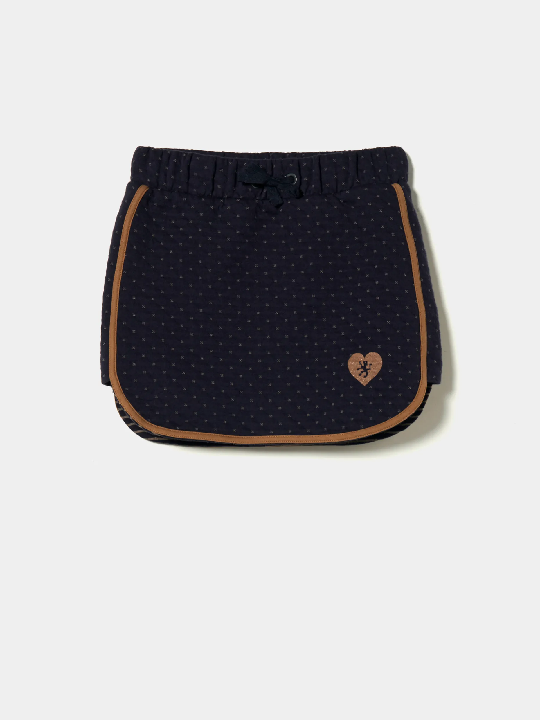 Saia curta com micropadrão