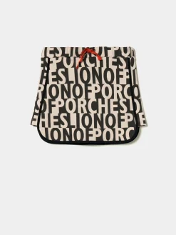 Saia em malha com branding all over