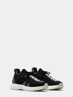 Sapatilha de malha com logo