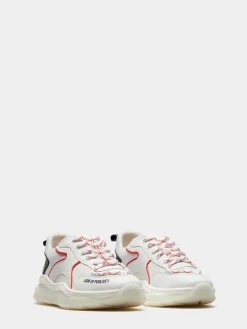 Sapatilhas combinadas unissexo com cordões