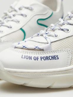 Sapatilhas combinadas unissexo com cordões