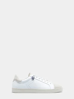 Sapatilhas de pele brancas