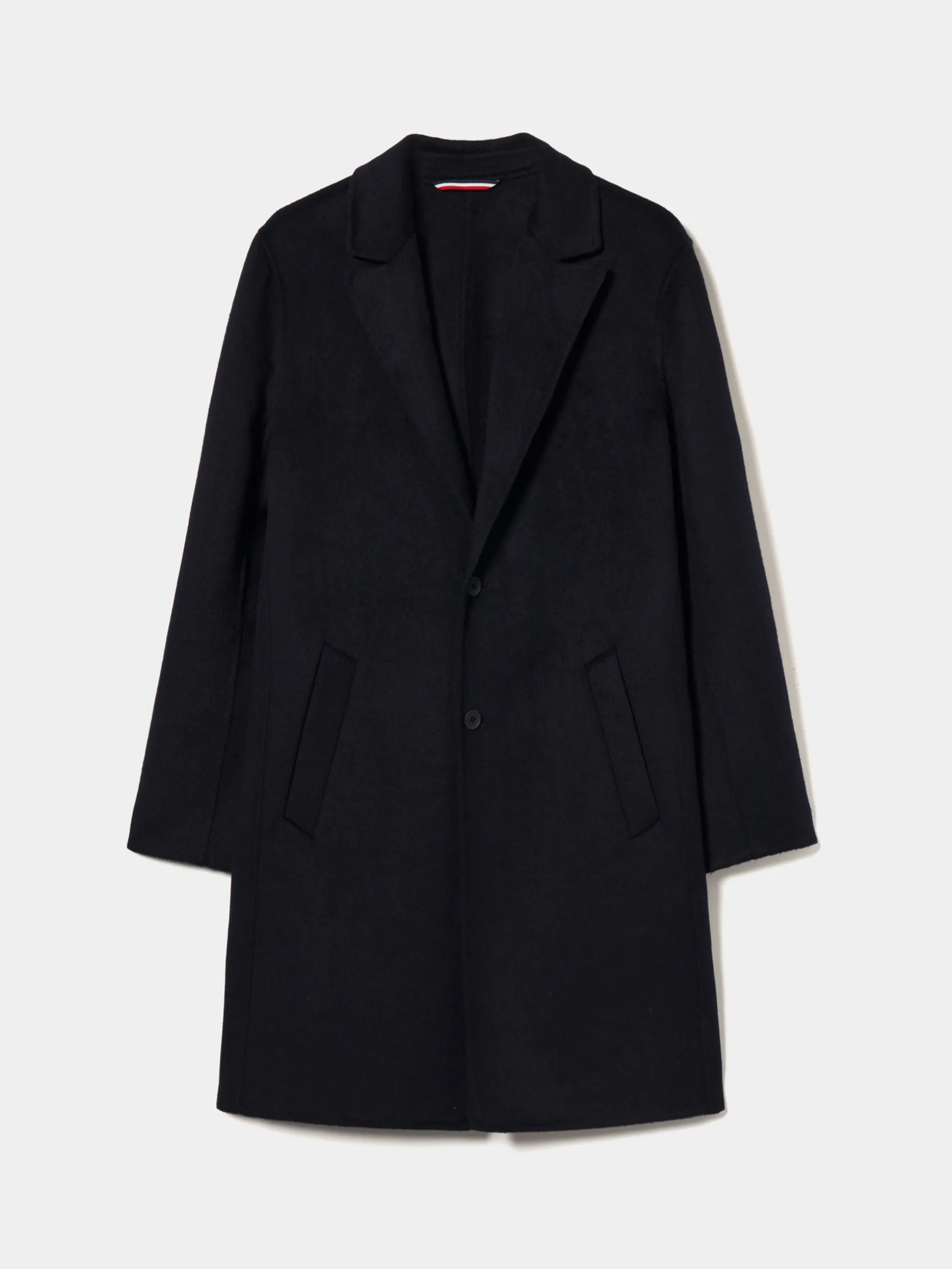 Sobretudo clássico mistura de lã