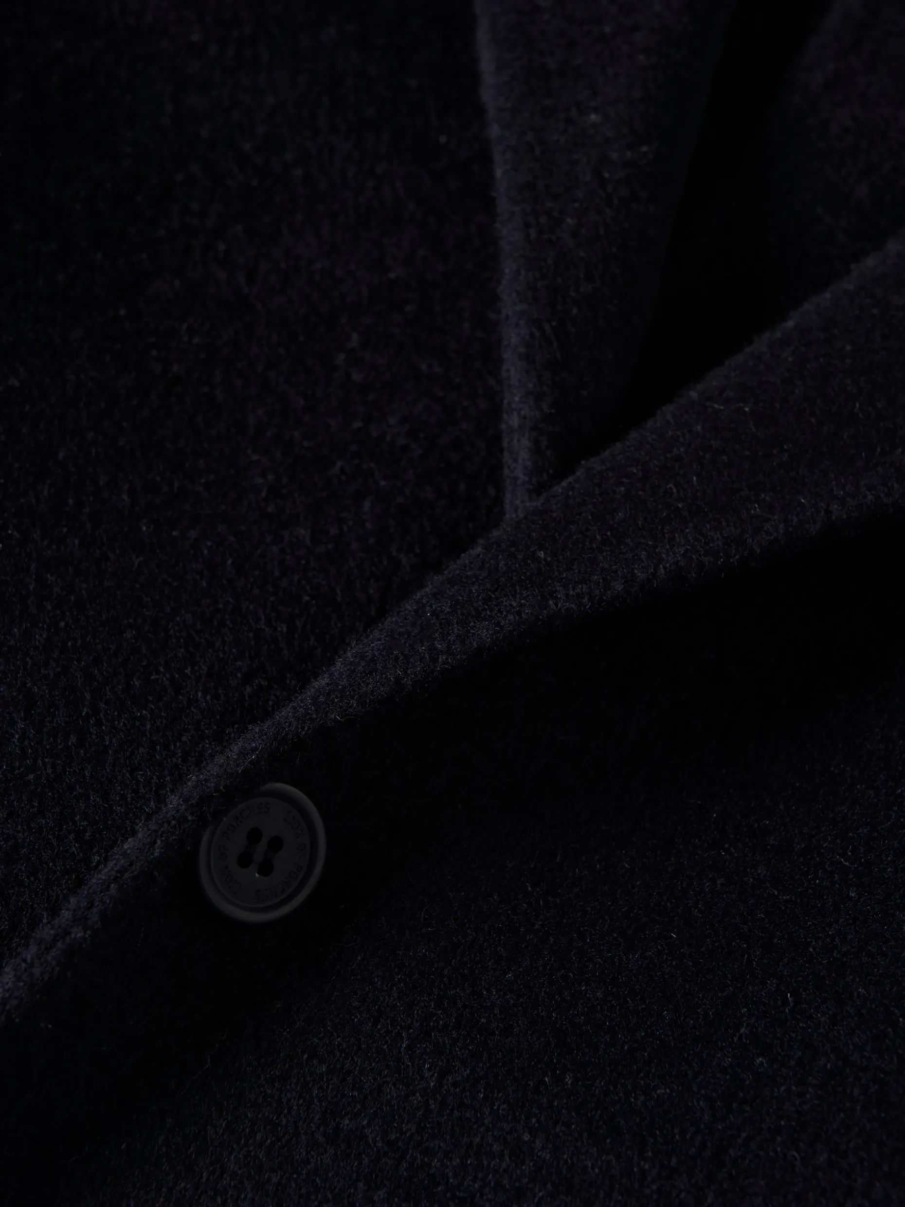 Sobretudo clássico mistura de lã