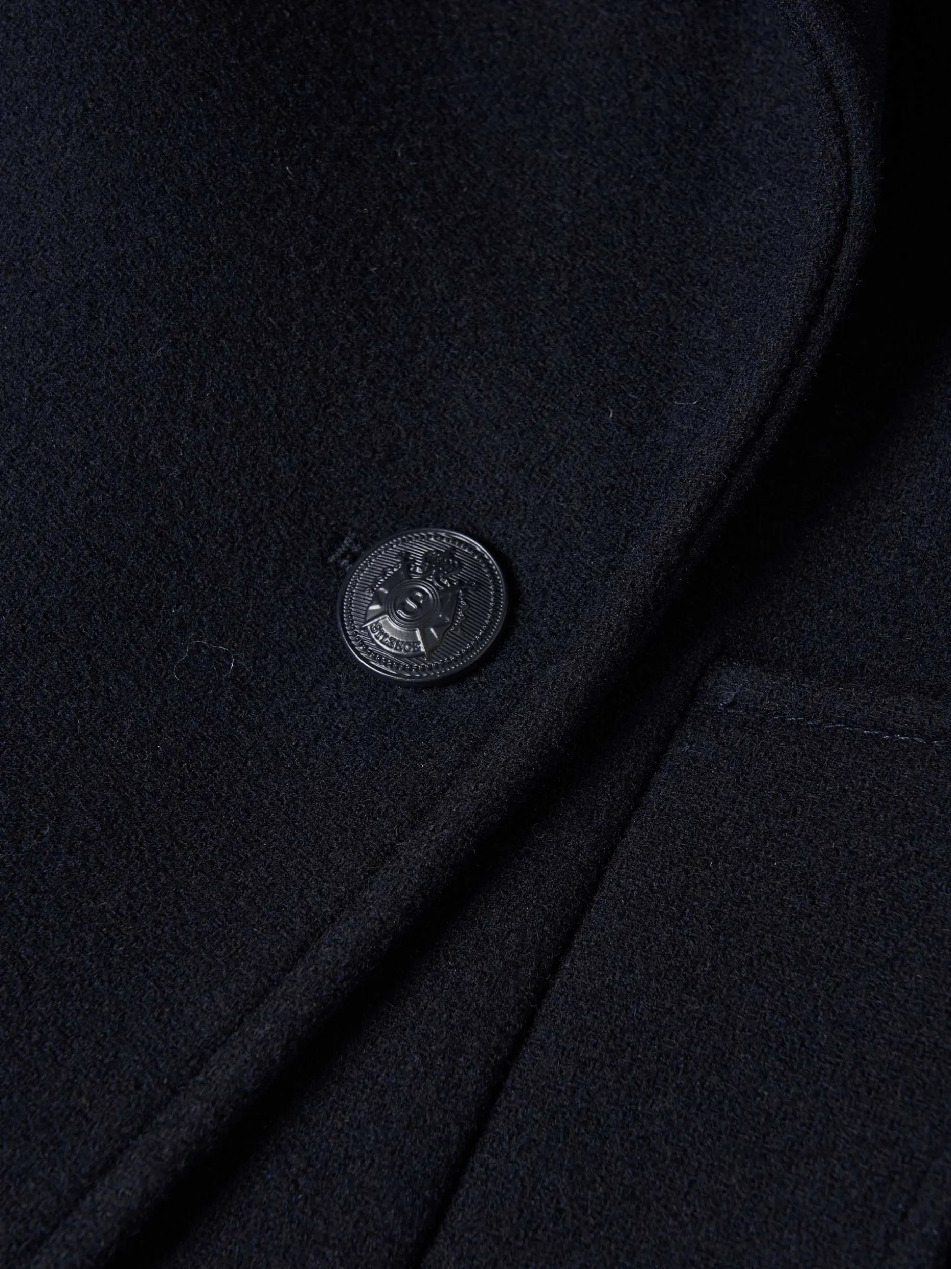 Sobretudo cruzado oversize mistura de lã