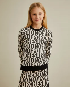 Sweater com branding all over