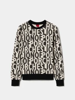 Sweater com branding all over