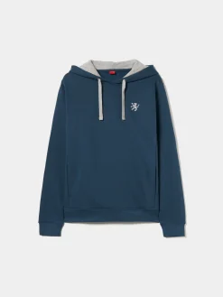 Sweater com capuz ajustável