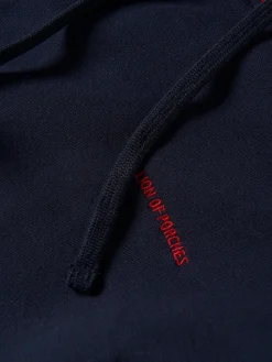 Sweater com capuz color block