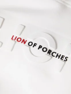 Sweater com capuz e logotipo