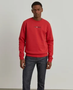 Sweater com estampado e interior polar