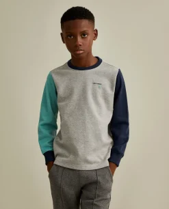 Sweater de algodão color block