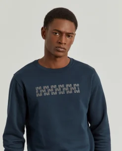 Sweater de algodão com estampado