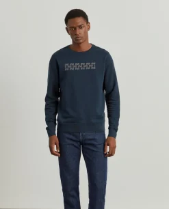 Sweater de algodão com estampado