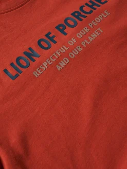 Sweater de algodão com estampado