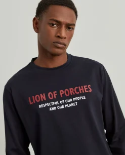 Sweater de algodão com estampado