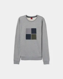 Sweater de algodão com estampado