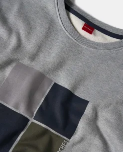 Sweater de algodão com estampado