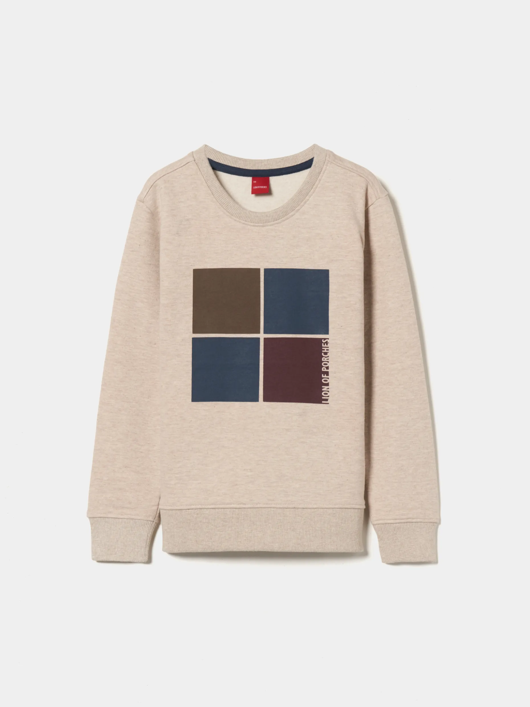 Sweater de algodão com estampado