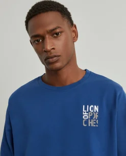 Sweater de algodão com logo