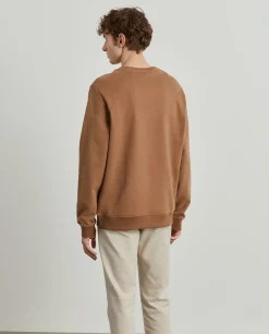 Sweater de algodão decote redondo