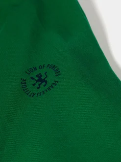 Sweater de gola redonda em algodão