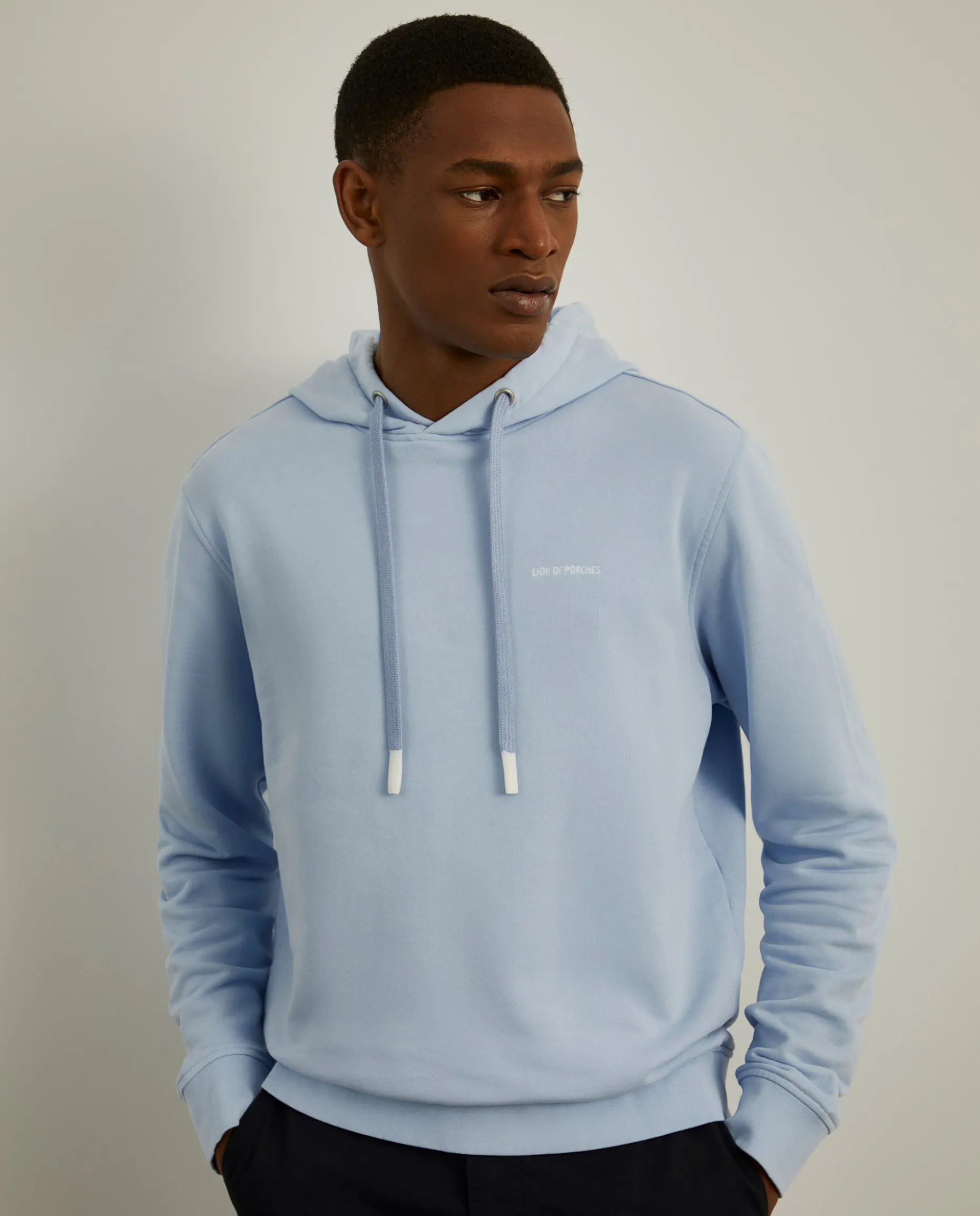 Sweater em algodão com capuz