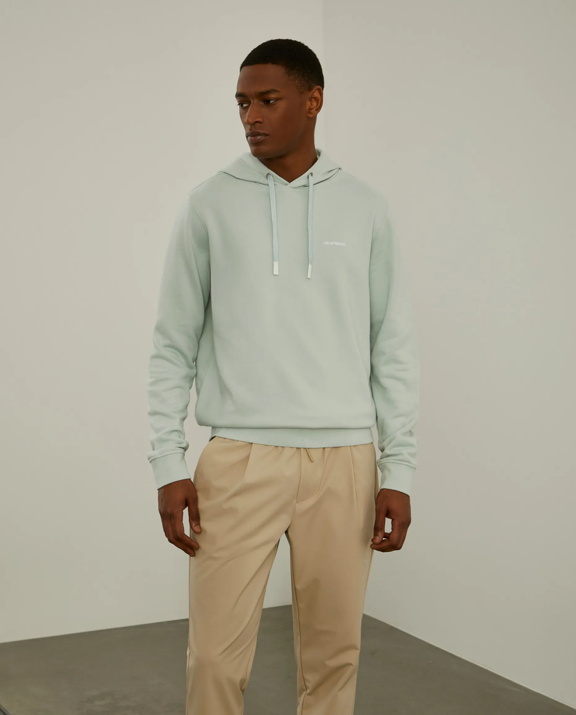 Sweater em algodão com capuz