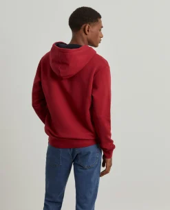 Sweater estampada com capuz