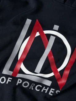 Sweater estampada com capuz