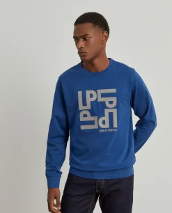 Sweater estampada de algodão