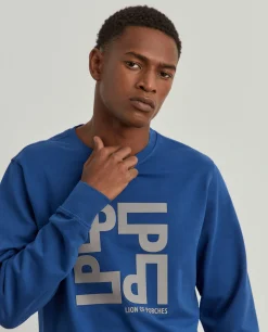 Sweater estampada de algodão