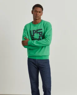 Sweater estampada de algodão